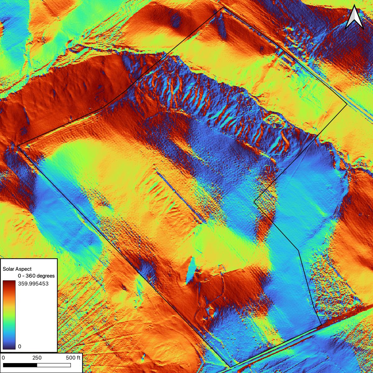 Hi-Resolution LiDAR Contour Base Map - Image 2