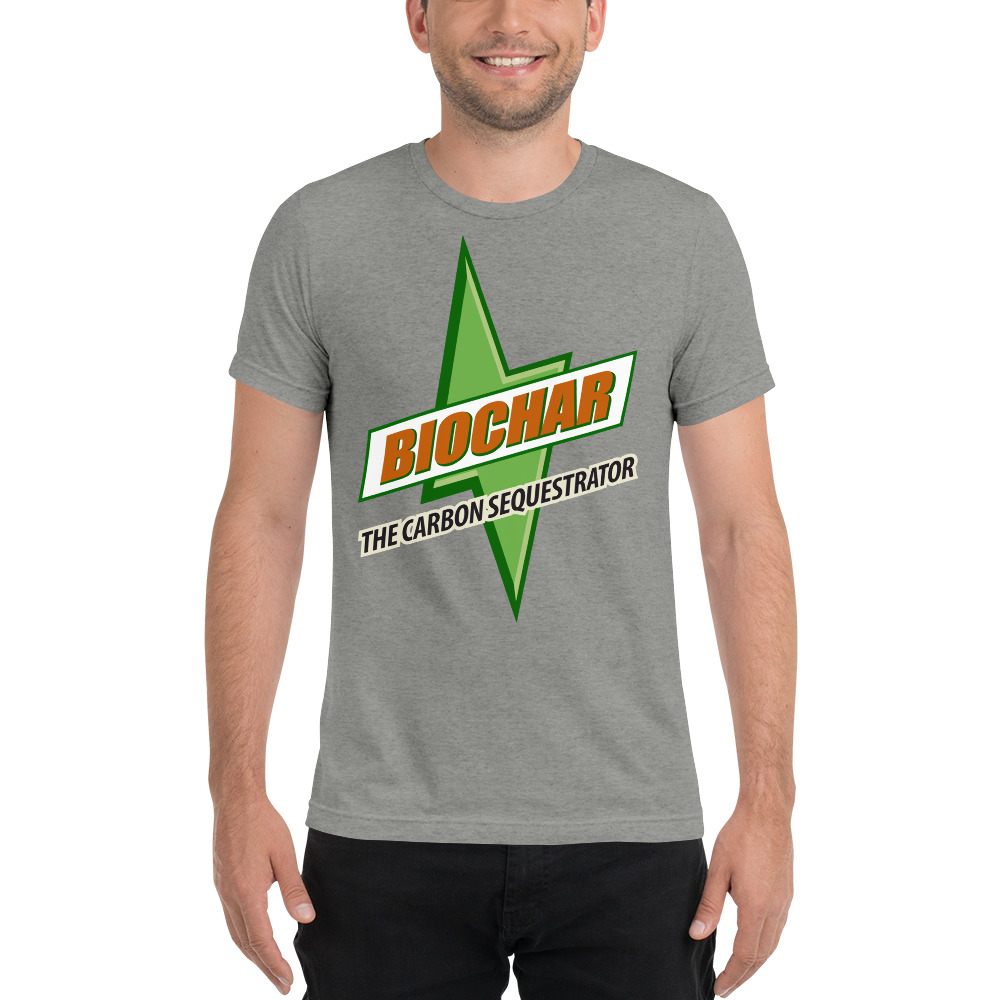 Biochar - The Carbon Sequestrator - What Plants Crave  |  Unisex Tri-Blend T-Shirt - Image 2