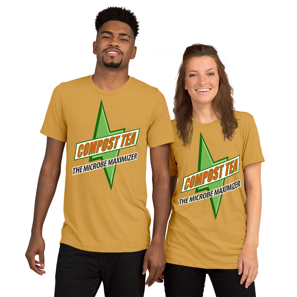 Compost Tea - The Microbe Maximizer - What Plants Crave!  |  Unisex Tri-blend T-shirt - Image 2