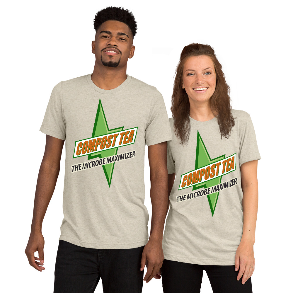 Compost Tea - The Microbe Maximizer - What Plants Crave!  |  Unisex Tri-blend T-shirt - Image 4