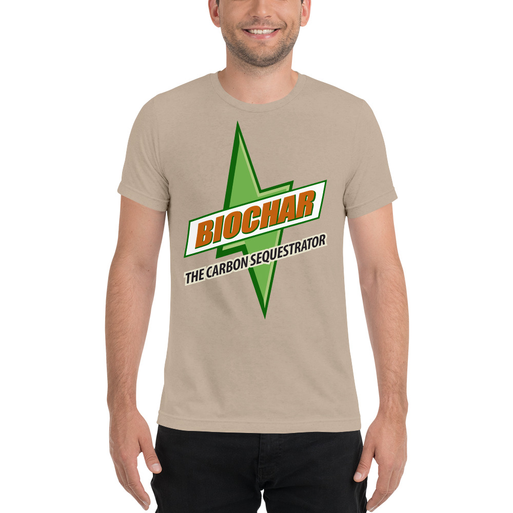 Biochar - The Carbon Sequestrator - What Plants Crave  |  Unisex Tri-Blend T-Shirt - Image 5