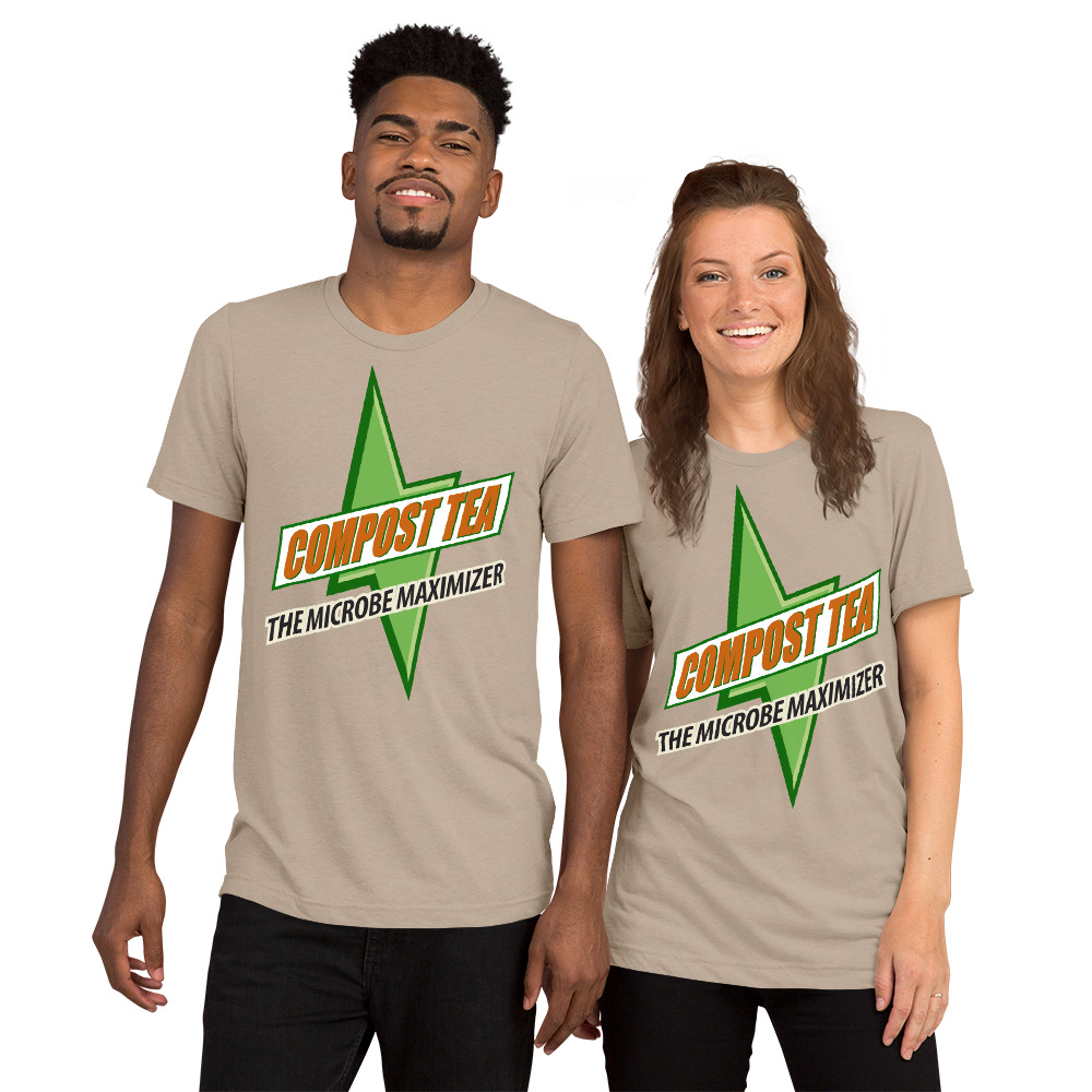 Compost Tea - The Microbe Maximizer - What Plants Crave!  |  Unisex Tri-blend T-shirt - Image 3